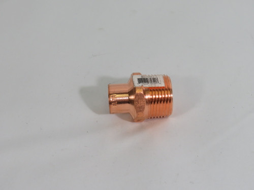Aqua-Dynamic 9001-034 Pipe Fitting 1/2" x 3/4" CxM Male Copper NOP