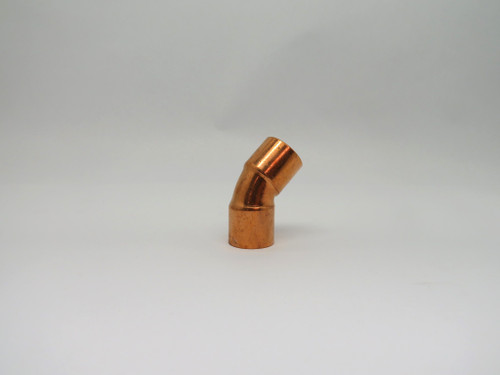 CB Supplies 110617006 Non-Threaded 3/4"OD Elbow Fitting 45Deg Female Copper NOP
