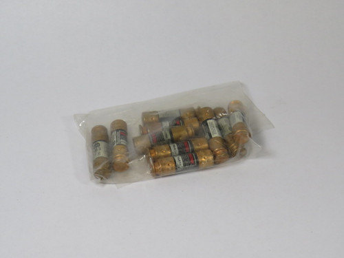 Fusetron FRN-R-6/10 Dual Element Time Delay Fuse 6/10A 250V Lot of 10 USED