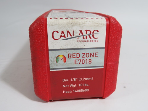 Canarc E7018 Red Zone Welding Electrodes 1/8" 3.2mm *Some Missing* NEW