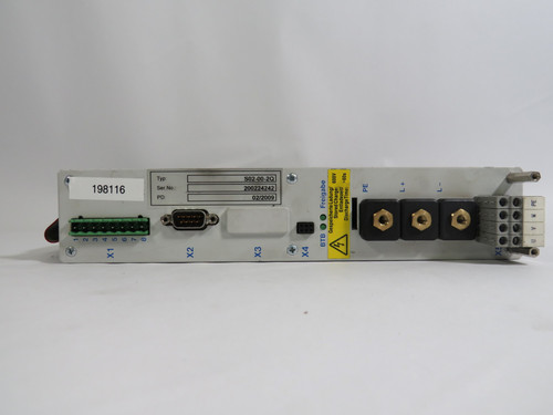 Ferrocontrol S02-00-2Q Servo Drive 24V 0.4A 480-650V DC 2A DARC USED