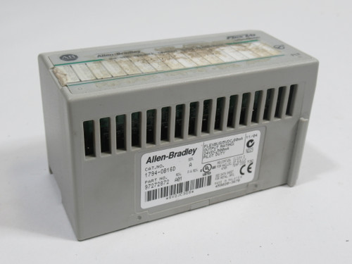 Allen-Bradley 1794-OB16D SerA Flex I/O 24VDC Source Output w/ Diagnostic USED
