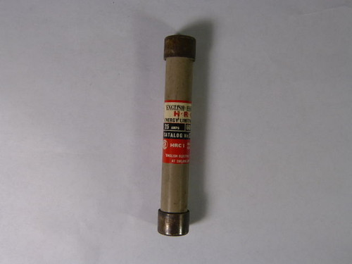 English Electric C25HR Energy Limiting Fuse 25A 600V USED