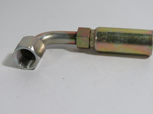 Weatherhead 04U-666 1/4" Female Swivel 90 Degree Tube Elbow Fitting USED