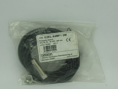 Omron E2EL-X4MF1-5M Proximity Switch 10-35VDC 200mA Cable 5m NWB