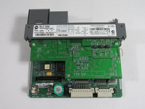 Allen-Bradley 1747-L541 Processor Unit Ser C Rev 7 FRN 5 NO KEY/DOOR/BATT USED