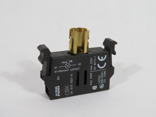 ABB SK-616-003-A Lamp Block 230/240V Max 2W No Bulb USED