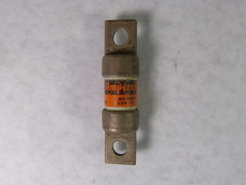Amp-Trap A25X50 Fast Acting Fuse 50A 250V USED
