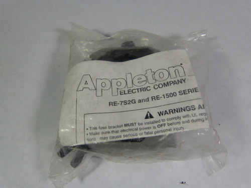 Appleton 800620001 Fuse Bracket Assembly for RE-7S2G and RE-1500 Series NWB