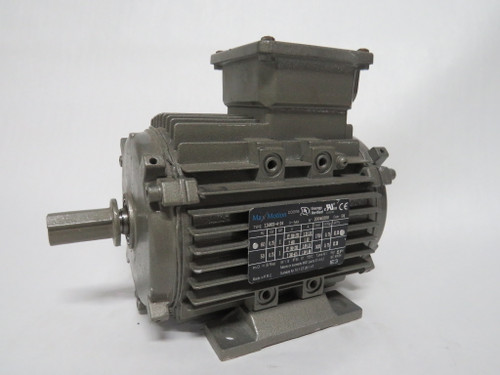 MaxMotion 1HP 1700RPM 208-230/460V TEFC 3Ph 3.32-3.01/1.5A 60Hz USED
