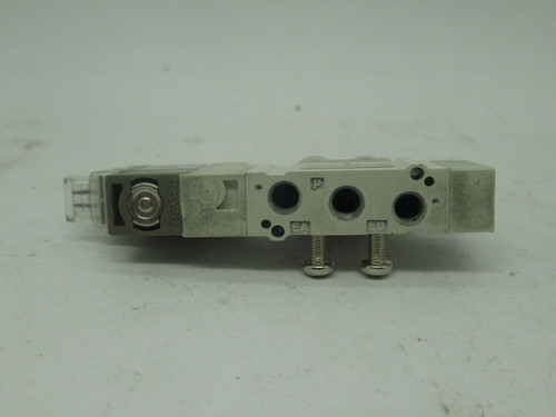 SMC SY3120-5LOU-C6 Solenoid Valve 24VDC 2Pos Single Action 0.15-0.7MPa USED