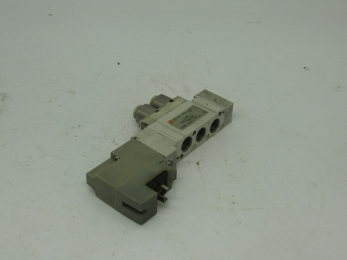 SMC SY5120-5YO-C6F-Q Solenoid Valve 24VDC 0.15-0.7MPa USED