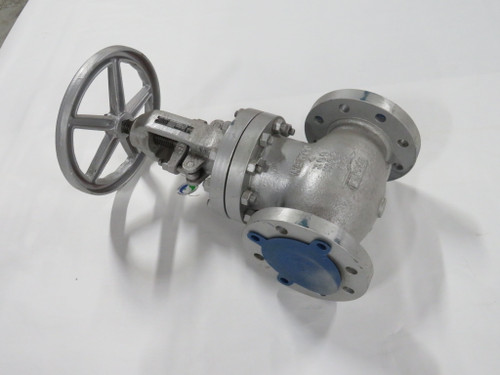 Newco 04-23F-CB2 Steel Globe Valve 4" Port Raised Face Flange USED