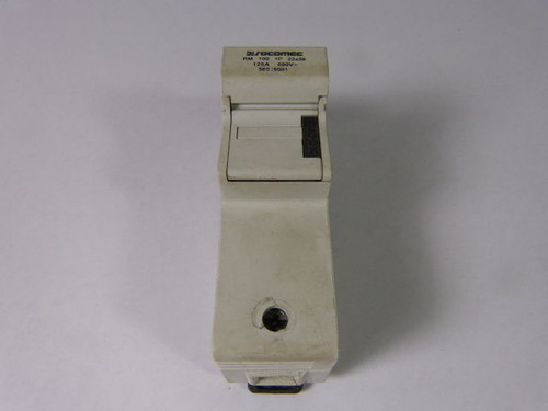 Socomec 56035001 RM100 Fuse Holder 125A 690V 1-Pole 22X58 *Stained* USED
