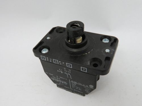 Mannesmann Demag 87419444 SES1 Pushbutton Contact Block 10A@150AC *COS DMG* USED