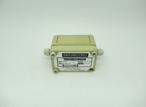 Sensotec 060-6827-03 Strain Gauge In-Line Amplifier *Missing Screw* USED
