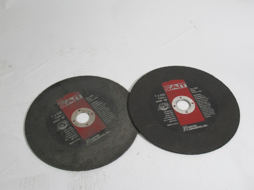 Sait A24R-BF Grinding Wheel Type 1 7"x3/32" Lot of 2 Shelf Wear NOP