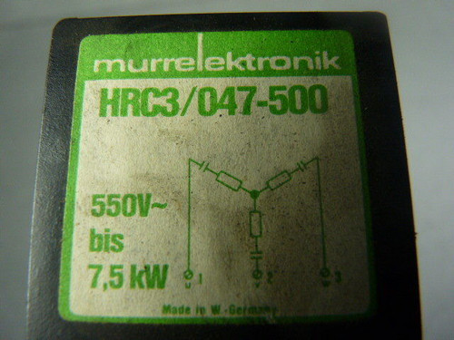 Murrelektronik HRC3/047-500 Motor Suppressor 550V 7.5kW USED