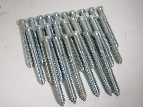 RJ Hex Lag Bolt Screw 3/4" x 8" Lot of 25 NOP