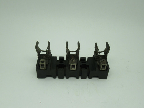 Allen-Bradley 1491-N266 Fuse Block 60A 600V 3-Pole *Missing Nut* USED