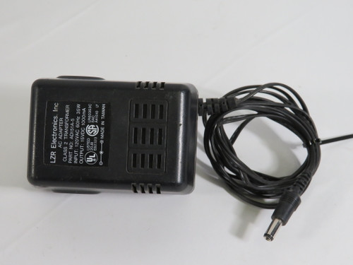 LZR Electronics AD151A-5 AC Adapter Output: 15VDC 1000mA Input: 120VAC 60Hz USED