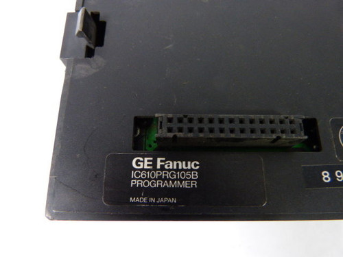 GE Fanuc IC610PRG105B Hand-Held Programmer with Key Switch USED