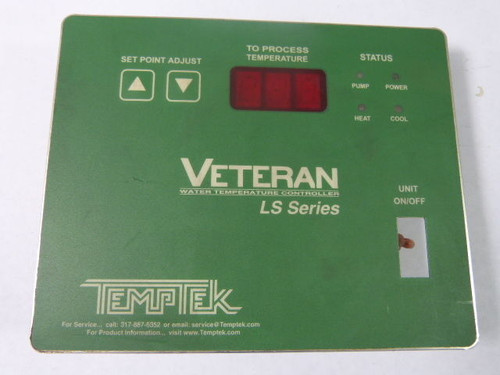 Veteran 214500 Water Temperature Controller Panel USED