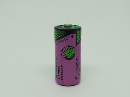 Tadiran TL-5955 High Energy Lithium Battery 3.6V Size 2/3AA USED