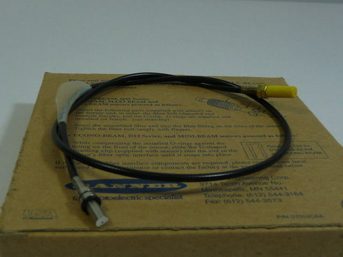 Banner IMT442P Fiber Optic Cable Opposed Mode 0.61m Long NEW