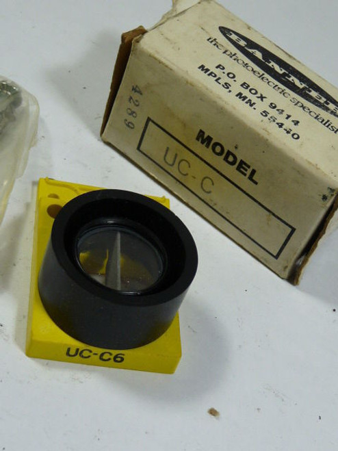 Banner UC-C6 Multi Beam Upper Cover Lens 6” (15cm) Focus *Old Style* NEW