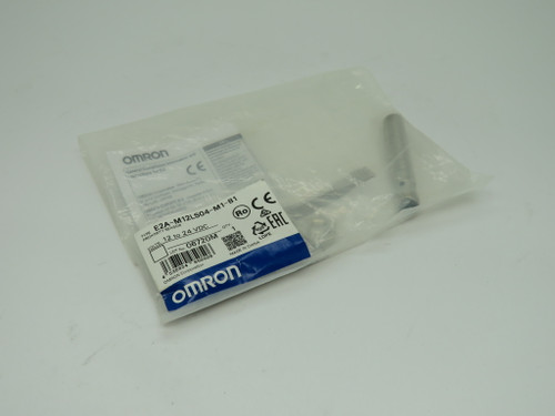 Omron E2A-M12LS04-M1-B1 Proximity Sensor 12-24VDC *Opened Bag* NWB