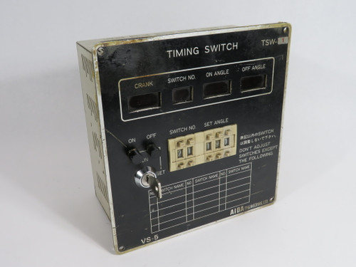 NSD VS-5PD-40S02 Timing Switch TSW-1 VS-5 COSMETIC DAMAGE/MISSING SCREWS USED