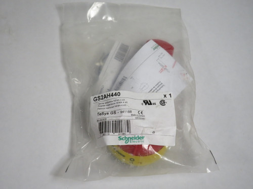 Schneider GS2AH440 External Rotary Handle Red/Yellow NEMA 4 4X NWB