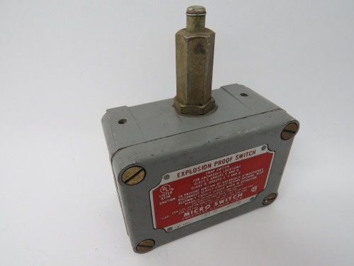 Microswitch EXA-Q Explosion Proof Switch 20A@125/250/480VAC *COS Scratches* USED