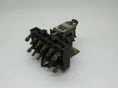 Square D 8501-AO-42 Magnetic Relay 10A 600VAC Coil 110-115V 60Hz USED