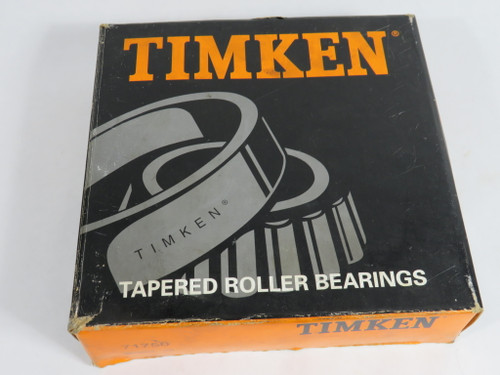 Timken 71750 Tapered Roller Bearing Cup 7.50"OD 1.375"W *Damaged Box* NEW