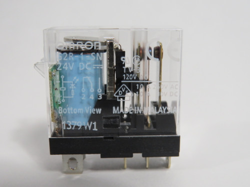 Omron G2R-1-SN-DC24 Plug-In Relay 24VDC 10A 5-Blade NOP