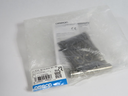 Omron E2A-M12LS04-M1-B2 Proximity Sensor 12-24VDC 200mA 4mm PNP-NC OPEN BAG NWB