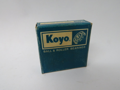 Koyo EE5 Single Row Ball Bearing 1-3/8"OD 5/8"ID 9/32"RW NEW