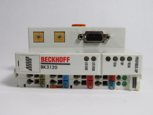 Beckhoff BK3120 PROFIBUS Economy Plus Bus Coupler 24VDC USED