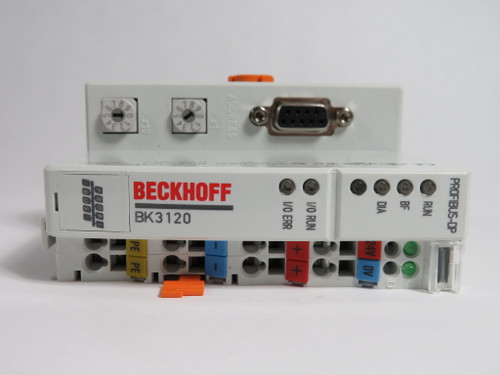 Beckhoff BK3120 PROFIBUS Economy Plus Bus Coupler 24VDC NOP