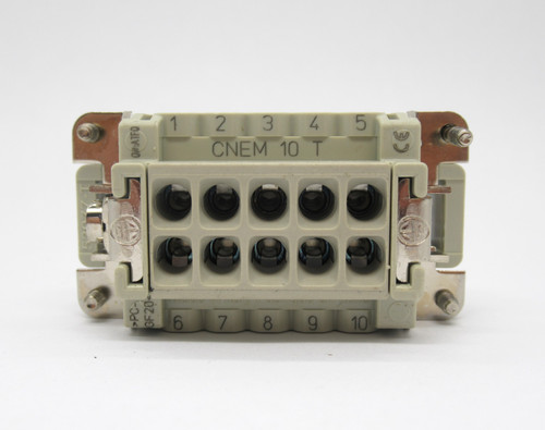 Ilme CNEM-10-T Male HDC Insert 10-Position 16A 500V 6kV USED