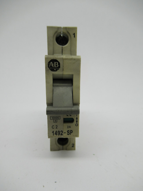 Allen-Bradley 1492-SP1C020 Series C Circuit Breaker 2A 240/415VAC 1P USED