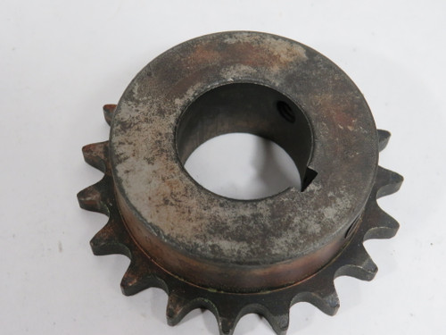 Martin 40BS191-1/4 Roller Chain Sprocket 1-1/4"ID 19T 40 Chain 1/2" Pitch USED