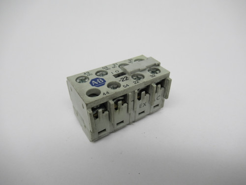 Allen-Bradley 195-MB22 Auxiliary Contact Block Series A 500V 10A USED