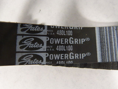 Gates 480L100 PowerGrip Timing Belt 48" Length 1" Width .375" Pitch ! NOP !