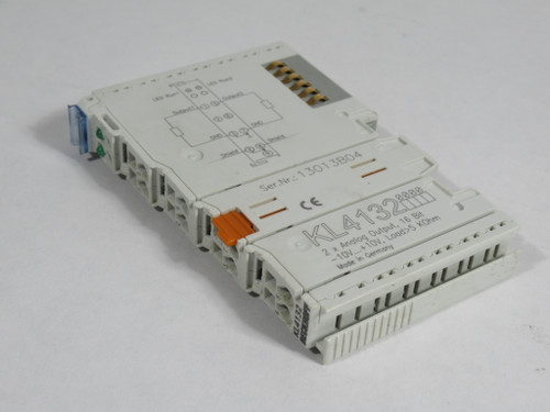 Beckhoff KL4132 Analog Output Bus Terminal 2-Channel -10V to +10V 16-Bit USED
