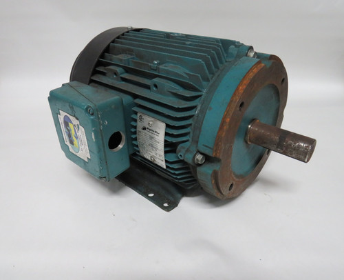 Mighty Max 10Hp 1750RPM 575V 215M TEFC 3Ph 10FLA 60Hz RUST/NO KEY USED