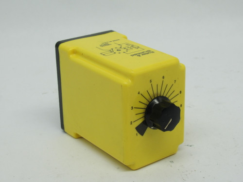 Potter & Brumfield CGB-38-78010M Time Delay Relay 240VAC 10A 11-Pin 1-10min USED