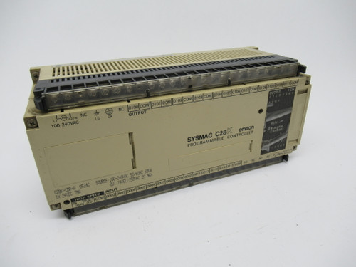 Omron C28K-CDR-A Programmable Controller 100-240VAC 24VDC Missing Screws USED